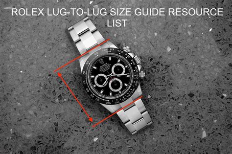 rolex deepsea lug to lug|Rolex lug size chart.